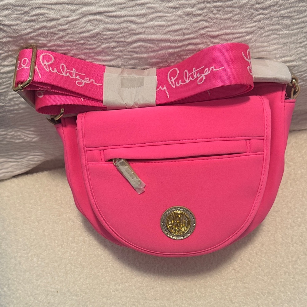 Lilly Pulitzer Vibrant Pink Crossbody Bag